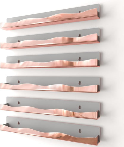 Wall-Mounted Nail Polish Organizer Rack by YMVV