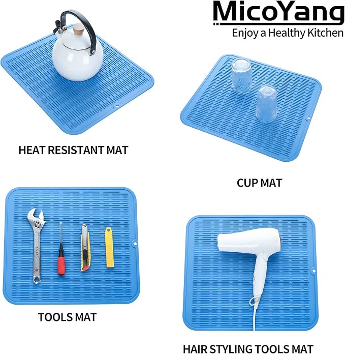 Silicone Dish Drying Mat for Multiple Usage, Easy clean, Eco-friendly, - Image 4