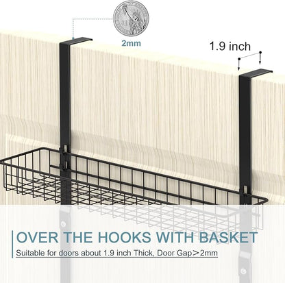 ETELI Over the Door Pantry Organizer 3 Tier Hanging Basket Back Door Storage - Image 3