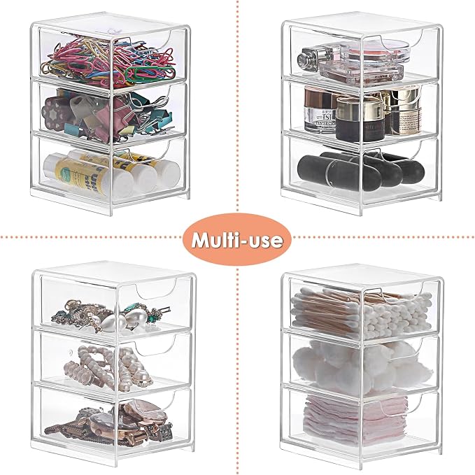 BTSKY 1 Pack Small Acrylic Storage Organizer - Image 8