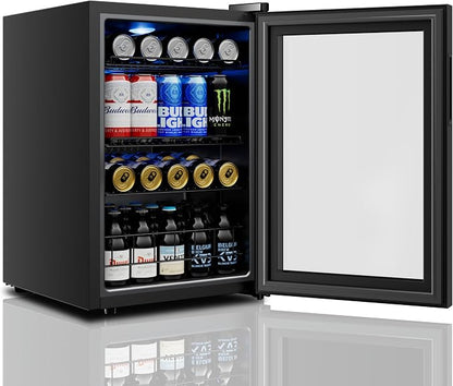 Yeego Beverage Refrigerator Cooler, 85 Cans Drink Mini Fridge - Image 8