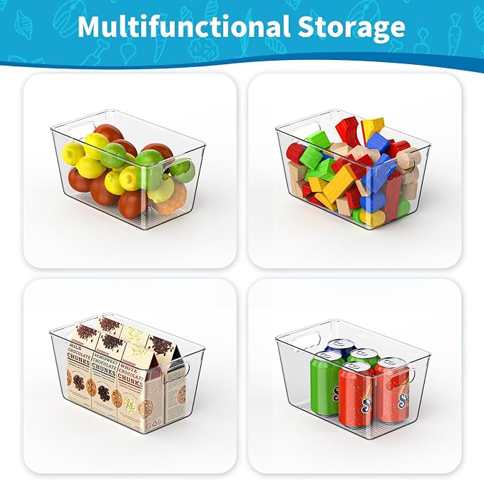 Clear Pantry Organizer Bins, Storage Containers & Plastic Containers - Image 2