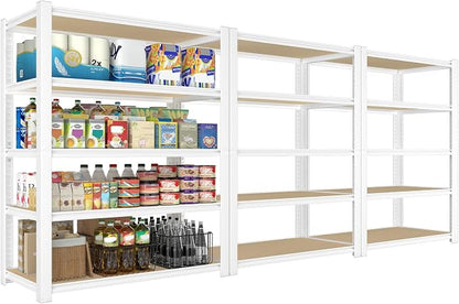 PrimeZone 28" W x 12" D x 59" H Closet Storage Shelves by PrimeZone