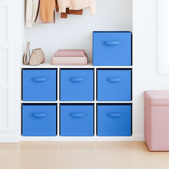 ShellKingdom Storage Bins, Foldable Fabric Storage Cubes And Cloth Storage - Image 3