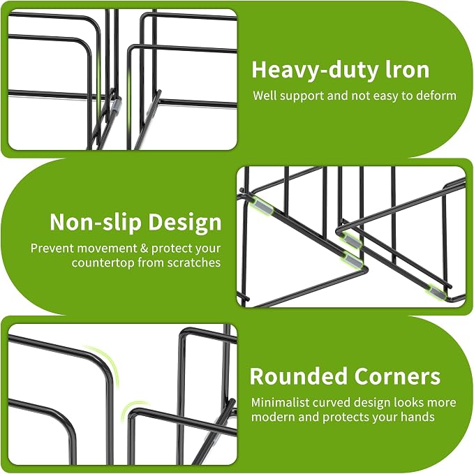 Pan and Pot Organizer Rack, Cutting Board Organizer - Image 9