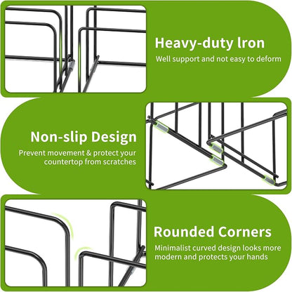 Pan and Pot Organizer Rack, Cutting Board Organizer - Image 9