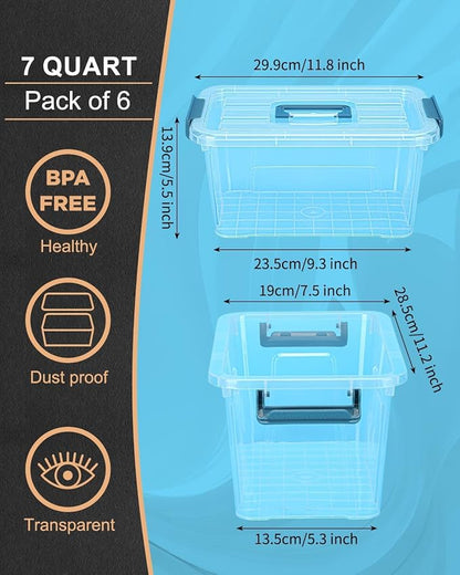 NUMIFUN Plastic Storage Bins - Image 2