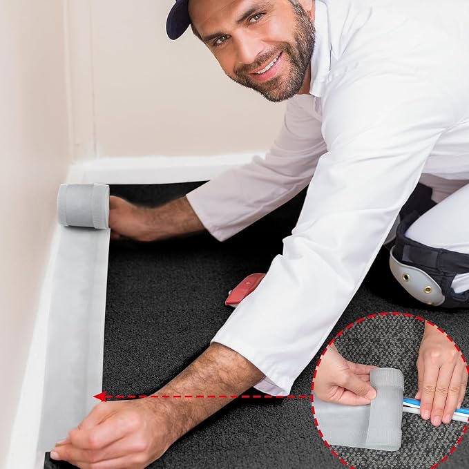 WILLBOND Carpet Cord Cover Cable Protector Floor Cover Cable Protector - Image 6