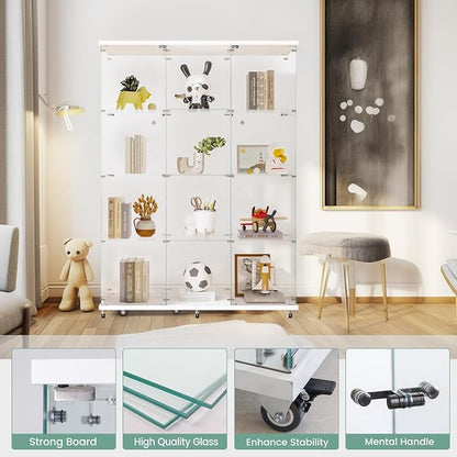 Beauty4U Glass Display Cabinet - Image 3