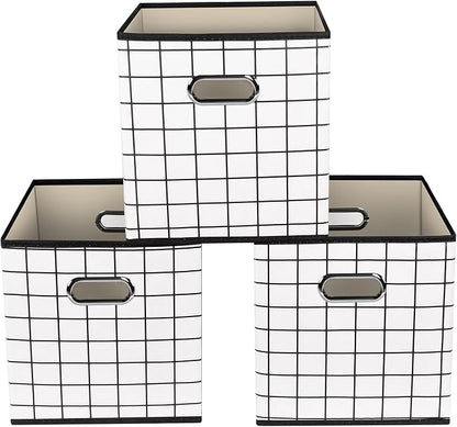 Yunkeeeper storage bins Cubes, Fabric Cube Organizer by Yunkeeper