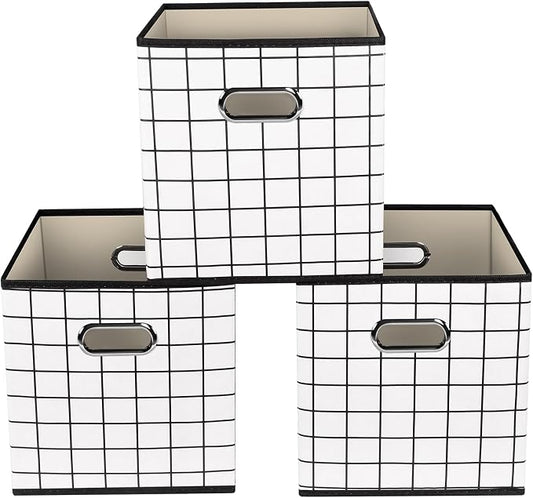 Yunkeeeper storage bins Cubes, Fabric Cube Organizer by Yunkeeper