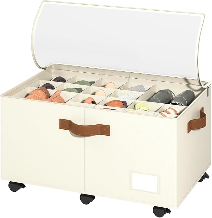 Foyego Shoe Organizer for Closet, Shoe Storage Organizer by Foyego