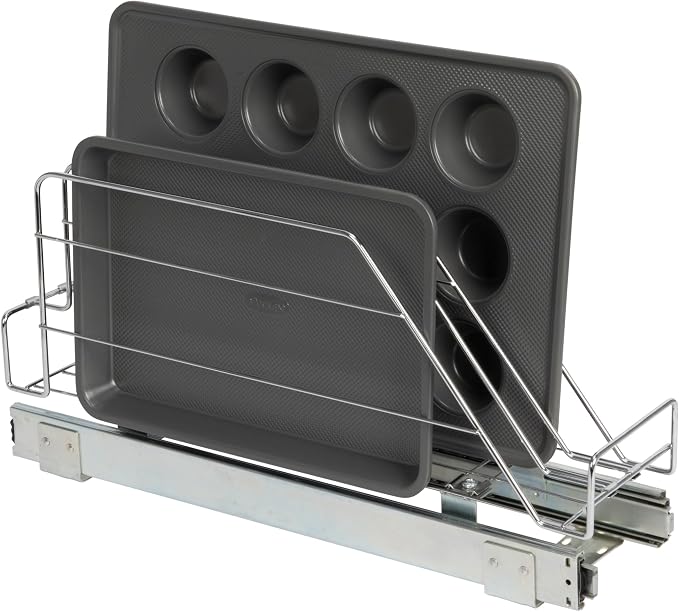 Household Essentials Glidez Multipurpose Chrome-Plated Steel Pull-Out/Slide-Out by HouseholdEssentials