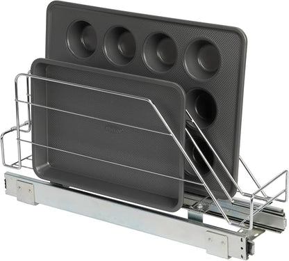 Household Essentials Glidez Multipurpose Chrome-Plated Steel Pull-Out/Slide-Out by HouseholdEssentials