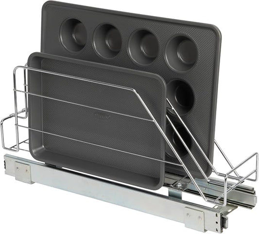 Household Essentials Glidez Multipurpose Chrome-Plated Steel Pull-Out/Slide-Out by HouseholdEssentials