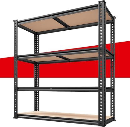 REIBII 40" W Garage Shelving 2000LBS Storage Shelves Adjustable Metal Shelving - Image 9