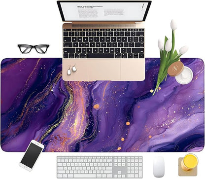 Purple Gaming Mouse Pad 35.4"x15.7"Desk Mat Anti-Slip Rubber Base & Durable - Image 8