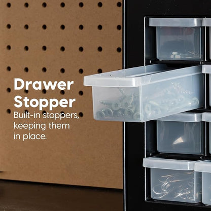IRIS USA Plastic Storage Drawer Organizer, 10 Drawer Cabinet, 2 Pack, classroom - Image 6