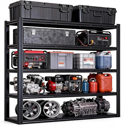 Heavy Duty Storage Shelves Unit, Adjustable Metal Garage Shelving, 3500LBS by Unknown