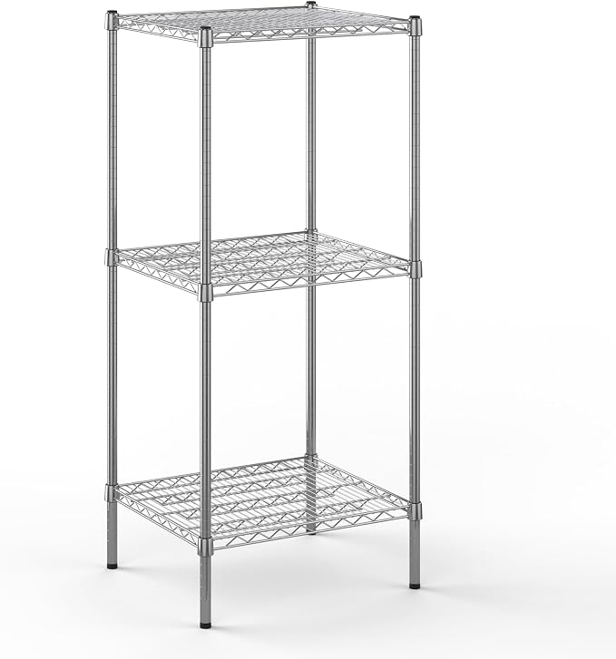 21" Deep x 24" Wide x 54" Height Wire Shelving Kit | 3-Tier | NSF Commercial by Regal+Altair