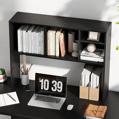 Tangkula Desktop Bookshelf, Countertop Storage Hutch - Image 4