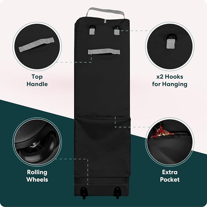 Handy Laundry Rolling Tree Storage Bag - Image 5