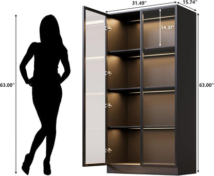 Wooden Display Storage Cabinet - Image 2