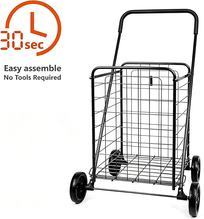 Grocery Utility Shopping Cart - Image 5