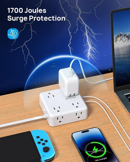 TROND 5ft Flat Extension Cord - Image 5