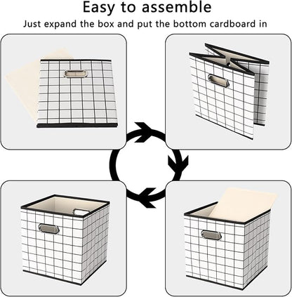 Yunkeeeper storage bins Cubes, Fabric Cube Organizer - Image 6