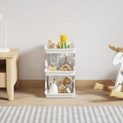 Lifewit 3 Tier Plastic Stackable Storage Baskets - Image 8