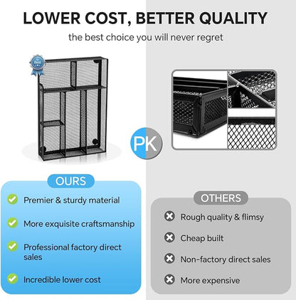 Desk Drawer Organizer, Office Drawer Divider Organizer Tray - Image 4