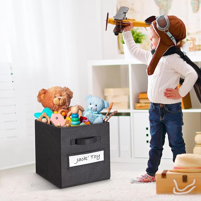 13x13x13 storage cube bins Fabric storage cubes - Image 5