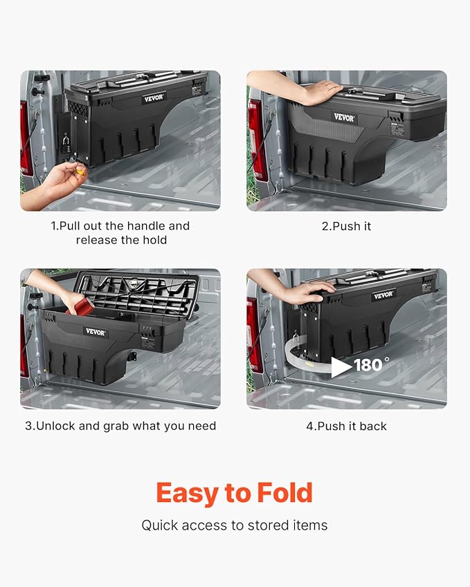 VEVOR Truck Bed Storage Box, Compatible - Image 4