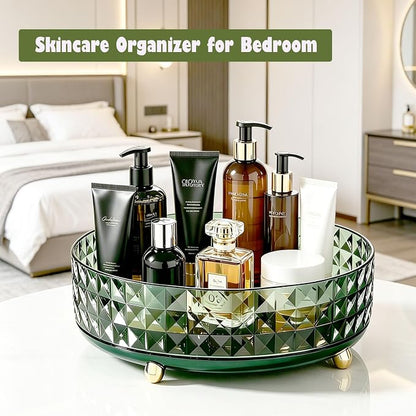 Makeup Perfume Organizer, 9 Inch /23cm 360 Degree Rotating Skincare Organizer - Image 4