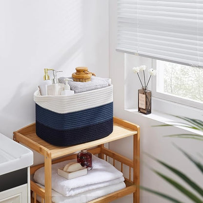 Storage Basket for Organizing, Woven Baskets for Storage, Rectangle Decorative - Image 7