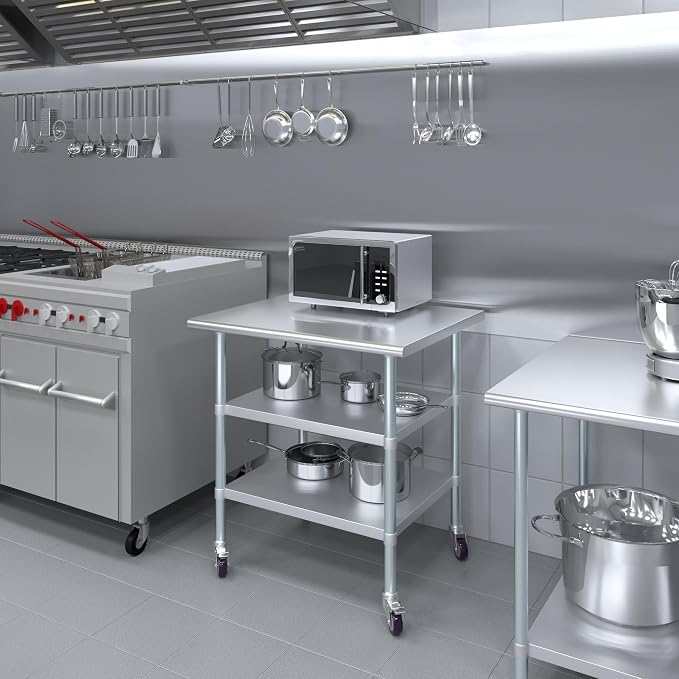 AmGood Stainless Steel Work Table - Image 5