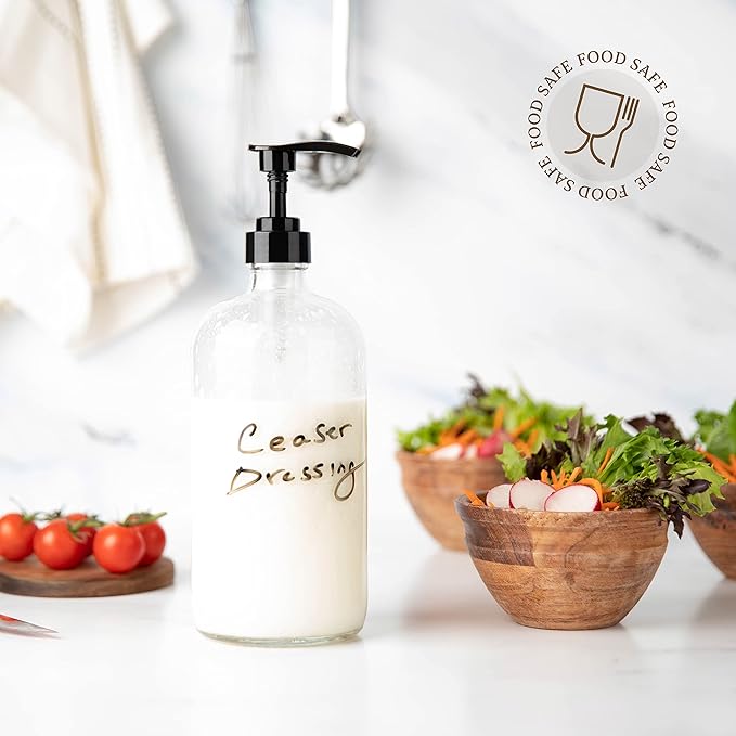 Glass Shampoo and Conditioner Dispenser - Image 6