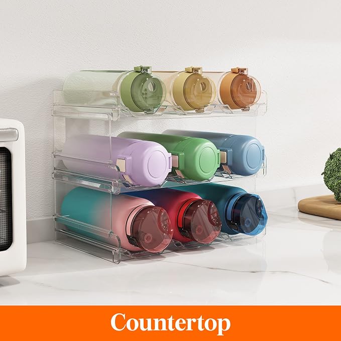 Lifewit 3 Tier Stackable Water Bottle Organizer - Image 7