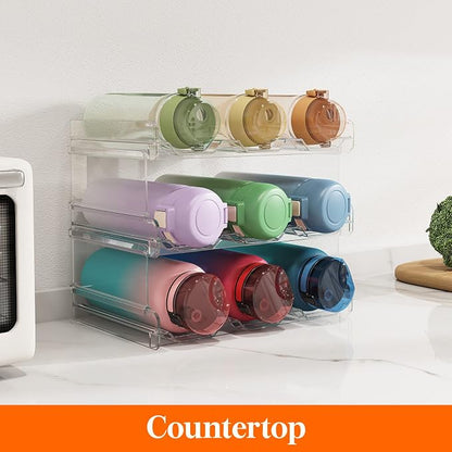 Lifewit 3 Tier Stackable Water Bottle Organizer - Image 7