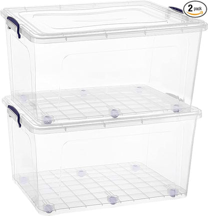 Superio Clear Storage Boxes by Superio