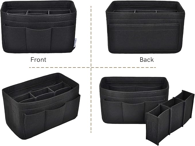 Vercord Felt Purse Organizer Handbag Insert Liner Shaper Bag in Bags - Image 2