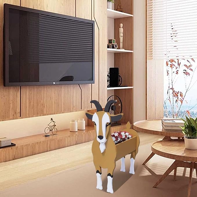 Cute Animal Flower Planter, Dog Planter Plant Pots, PVC Material Animal Shaped - Image 8