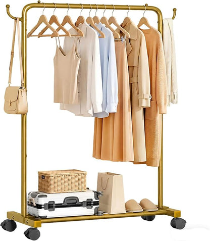 Homde Rolling Clothes Rack by Homde