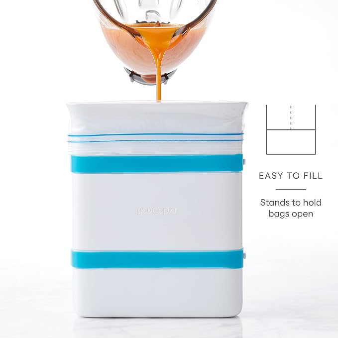 YouCopia FreezeUp Freezer Food Block Maker, Meal Prep Bag Container to Freeze - Image 3