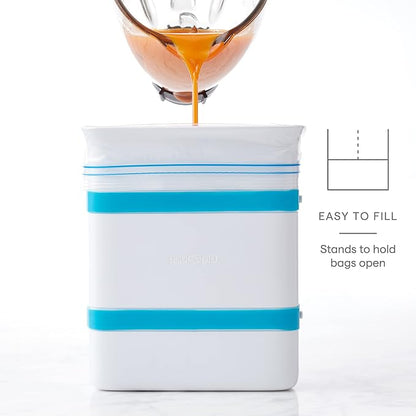 YouCopia FreezeUp Freezer Food Block Maker, Meal Prep Bag Container to Freeze - Image 3
