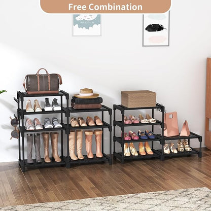 ROJASOP Shoe Rack Organizer, 8-Tier Metal Shoe Rack - Image 6