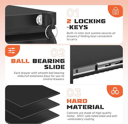 INTERGREAT Mobile File Cabinet - Image 5