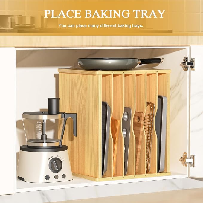 7 Tier Large Size Wooden Tray Dividers - Image 4