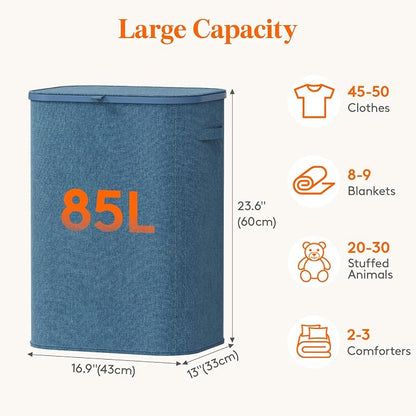 Lifewit 85L Large Laundry Basket - Image 2